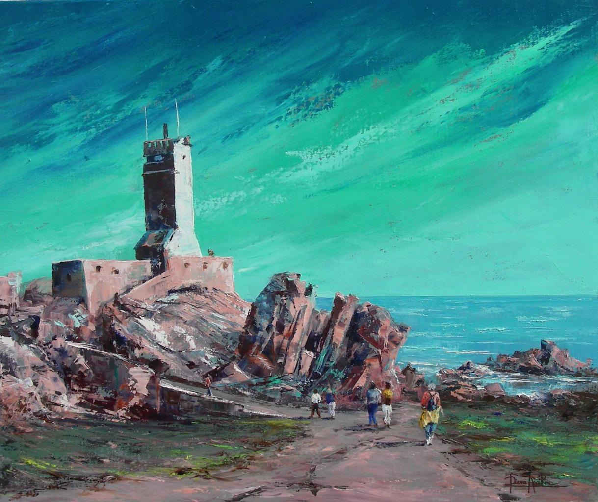 Au phare du Paon   Ile de Bréhat (65x54)