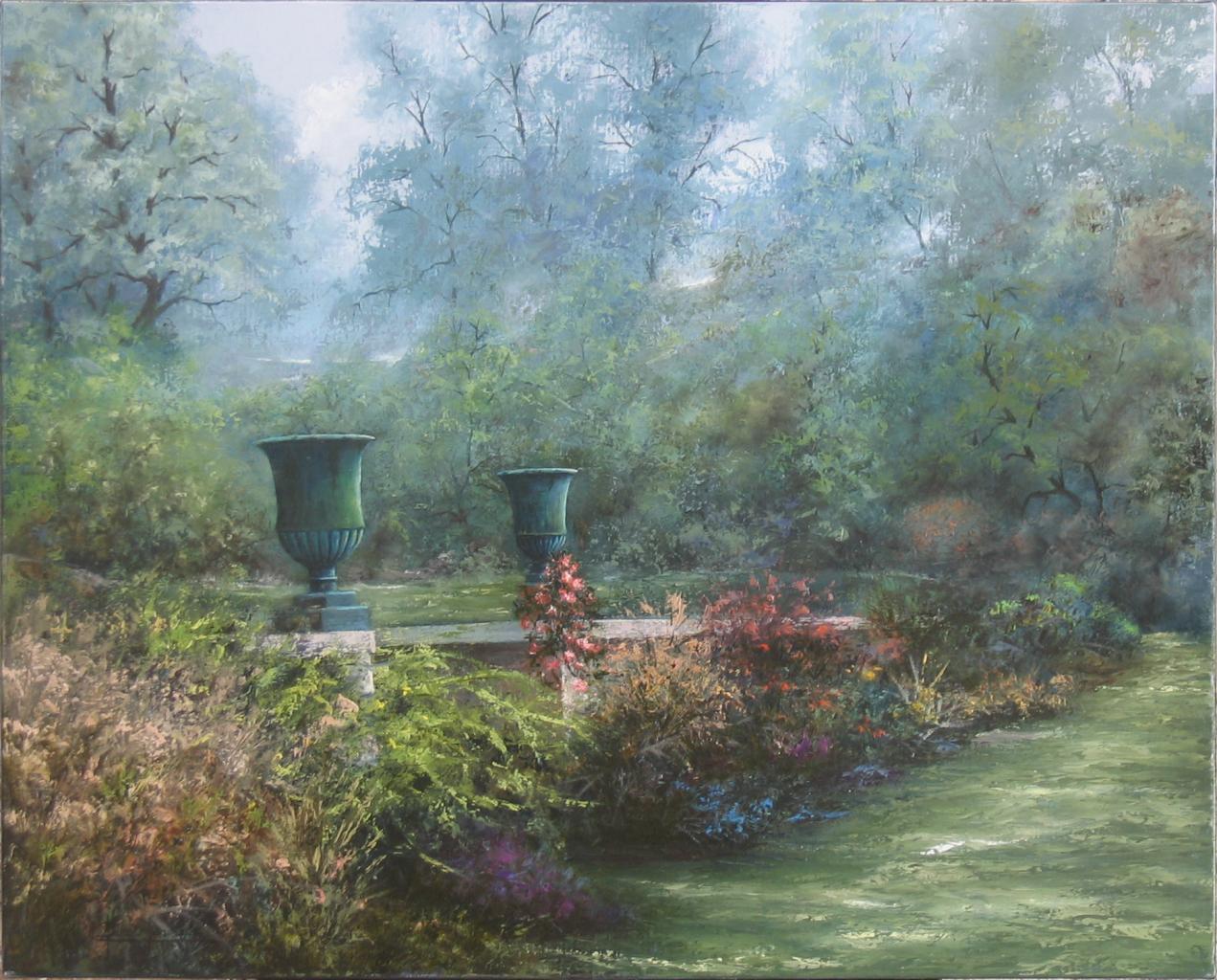 Le jardin romantique (81x65)